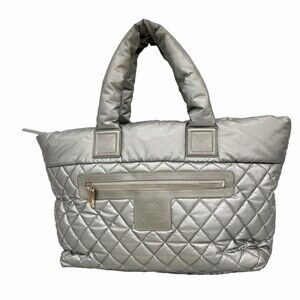 CHANEL Silver Tote Bag